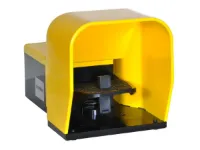 INTERRUPTEUR A PEDALE FERME AVEC DISPOSITIF DE VERROUILLAGE 2NO+2NF CORPS PLASTIQUE