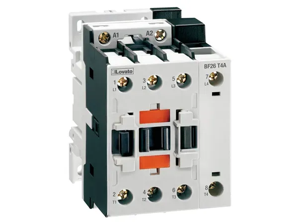 . 4P CONTACTOR 26A 2NO+2NC 24V DC COIL LOW CONS.